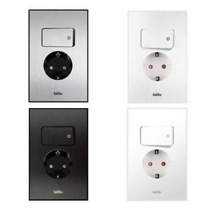 벨로)스위치부 1구콘센트 위너스 배선기구  스위치 콘센트