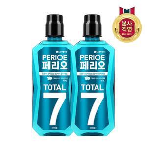 [엘지생활건강]페리오토탈7 가글 760ml(스트롱) x 2개
