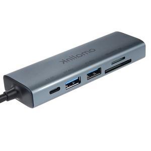 [BITRO]C타입 멀티허브 카드리더기 / 유선랜 LAN SD TF