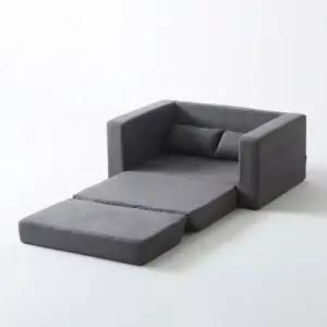 장인가구 제프 아쿠아텍스 2인용 소파베드