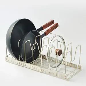 [한샘] SOK 마일드 확장형 후라이팬 정리랙