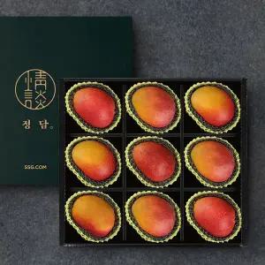 [SSG정담] 프리미엄 선별 대과 애플망고 9과 선물세트