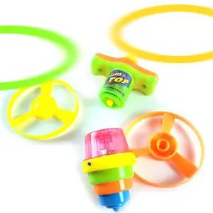 LED 스피닝 탑팽이 3P 세트 불빛 팽이 플라잉 야광 프로펠러 라이트 헬리콥터