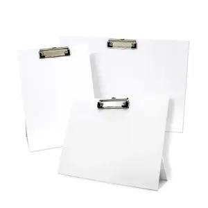 마그피아 세워지는 스탠딩 자석 클립보드 A4(세로형) / 멀티 화이트보드 서류받침대 메뉴판 알림판