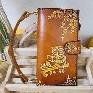 통가죽핸드폰케이스 러브부엉이옆지퍼형YB 수제폰케이스 갤럭시A51 S25 z폴더시리즈 모든기종제작