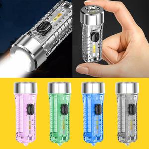 초경량 LED 미니 손전등 초미니랜턴 충전식 후레쉬 라이트 휴대용 초소형 USB 충전