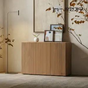 장인가구 보니타 템바보드 높은 거실 수납장 티비다이 1200