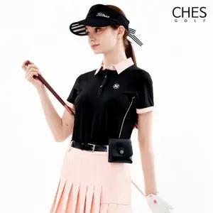 [체스골프]체스 오드린 여성골프 쿨 반팔카라티셔츠