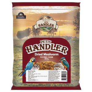 펫츠핸들러 소동물 영양간식 건조밀웜 지퍼백 리필 점보 800g
