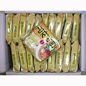 새롬식품 새롬 감자 라면 110g 20개  우리밀 짬뽕 쌀라면 현미 채식 김치 자장면 이강산닷컴