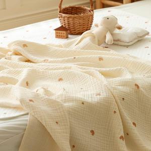 리에또 이중 삼중 거즈 블랭킷 아기 낮잠이불 목욕수건 캠핑 차박 여름담요