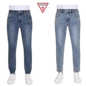 게스 테이퍼드 남자 청바지 SS시즌 라이트블루 미디엄블루 테이퍼드핏