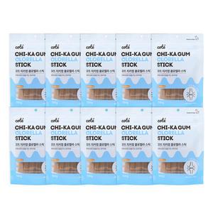 꼬뜨 강아지 치카껌 클로렐라스틱 관절 슬개골 100g x 10개(100P/총1kg) 강아지 간식 개껌 가수분해 양치껌