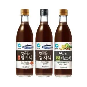 청정원 (참치액/꽃게참치액/구운대파채소액) 950g 3종 2개 골라담기