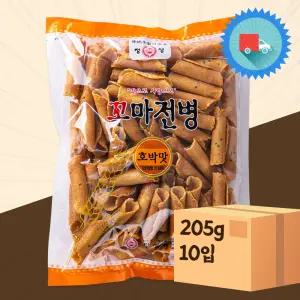 꼬마전병 호박맛 205g 10입 X 2 정성제과 추억의 전통과자 어르신 간식