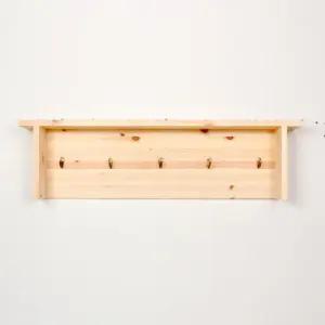 디자인엔씨 원목튼튼후크선반 WF95 디자인엔씨