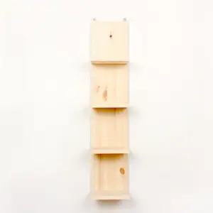 디자인엔씨 원목간단4단선반 WF103 디자인엔씨