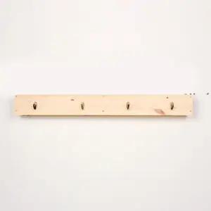 디자인엔씨 원목일자후크선반 WF97 디자인엔씨