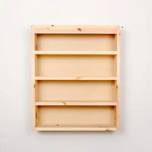 디자인엔씨 원목단벽선반 WF90 디자인엔씨