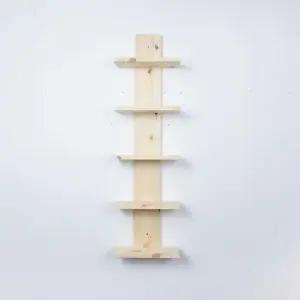 디자인엔씨 원목진열5칸 선반 WF344 디자인엔씨