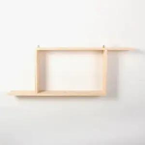 디자인엔씨 원목네모인테리어선반 WF47 디자인엔씨