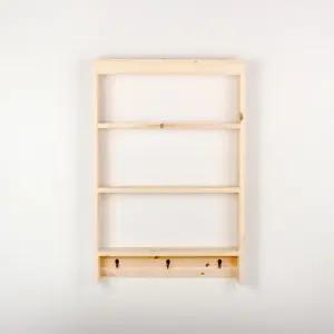 디자인엔씨 원목슬림후크선반 WF109 디자인엔씨