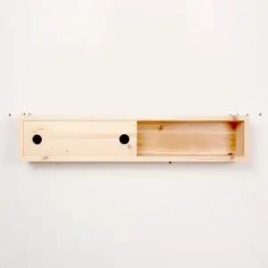 디자인엔씨 원목슬림미닫이선반 WF80 디자인엔씨