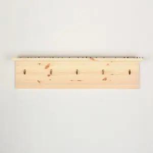 디자인엔씨 원목간단후크선반 WF121 디자인엔씨