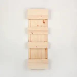 디자인엔씨 원목단긴북선반 WF135 디자인엔씨