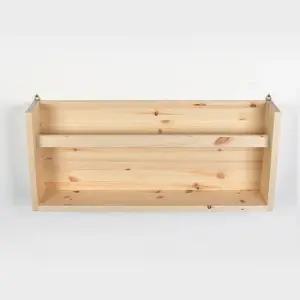 디자인엔씨 원목2칸가로바700 선반 WF398 디자인엔씨