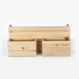 디자인엔씨 원목간단가로수납2단 선반 WF405 디자인엔씨