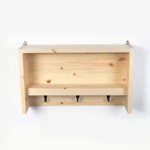 디자인엔씨 원목2칸가로바후크500 선반 WF423 디자인엔씨