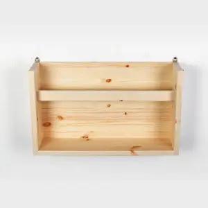 디자인엔씨 원목2칸가로바500 선반 WF397 디자인엔씨