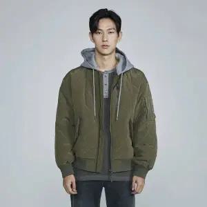 [하프클럽/버커루]남성 N/P 다이아퀼팅 후드 탈착 점퍼(B223JP420P)