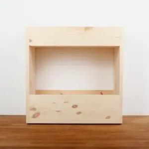 디자인엔씨 원목숨은바퀴2칸수납정리대500수납장 WF269. 디자인엔