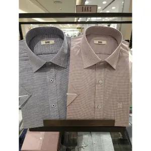 [닥스](김해점)2026 SS 일반핏 반소매 마이크로체크 셔츠2종택1