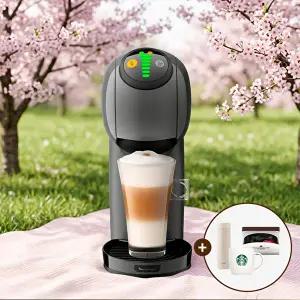 [돌체구스토]돌체구스토 캡슐 커피머신 지니오S 베이직 그라파이트 (굿즈: 돌체구스토 캡슐 6P 틴케이스 +