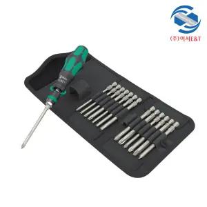 WERA 베라 1/4SQ 라쳇 스크류 드라이버 비트세트 KK 838 RA-R M Set 1 051061 (15PCS)