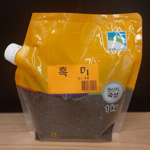 기린농협 강원도 인제 내린천 흑미 1kg  국산 검정쌀