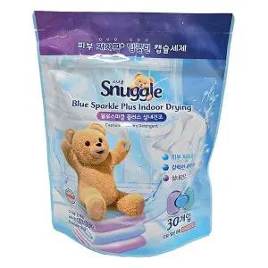 스너글 캡슐 세탁세제 블루스파클 플러스 실내건조 30개입 무료배송 gx