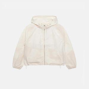 스투시 웨이브 다이 비치 쉘 자켓 본 화이트 바람막이 115745