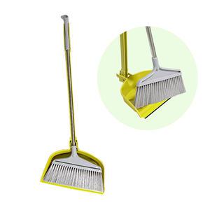옳은유통 광신 스텐T방비 세트/ 학교 교실 사무실 업소용 가정용 빗자루 쓰레받기 세트 청소도구 청소용품