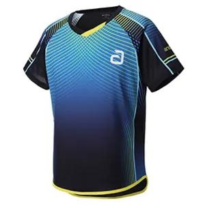 안드로 남녀공용 이더 탁구 유니폼 상의 블루/탁구복 반팔 티셔츠 반팔티 탁구티 기능성 경기복 단체 단체|