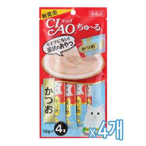 챠오츄르 가다랑어 (SC-72)4봉 고양이간식