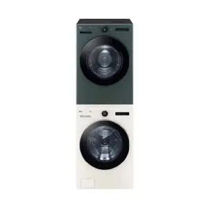 [LG]가전 트롬 오브제컬렉션 세탁건조기 세트 FX24ENE-GNG [24kg+20kg]