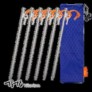 티토 티타늄 텐트팩 30cm 6P 세트 티타늄색