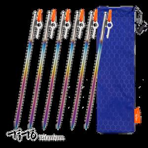 티토 티타늄 텐트팩 40cm 6P 세트 레인보우