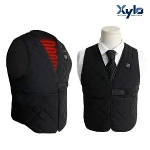 Xylo 빠른발열 남녀공용 발열조끼 V넥형 3012V 배터리포함/온열 깔깔이 겨울조끼 방한조끼 온열조끼