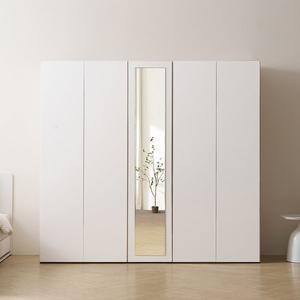 [바로방 가구]이븐 터치 빅수납 거울 옷장 이불장 장롱 2000세트 드레스룸 시스템장