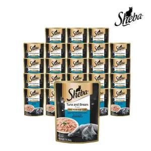 아트박스/쉬바 쉬바 고양이파우치 참치와도미 70G 24개